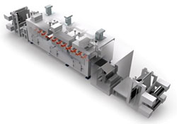 Electrode production manufacturing cell rendering